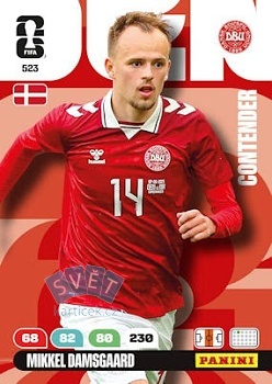 Mikkel Damsgaard Denmark Panini FIFA World Cup 2026 Adrenalyn XL Contenders #523